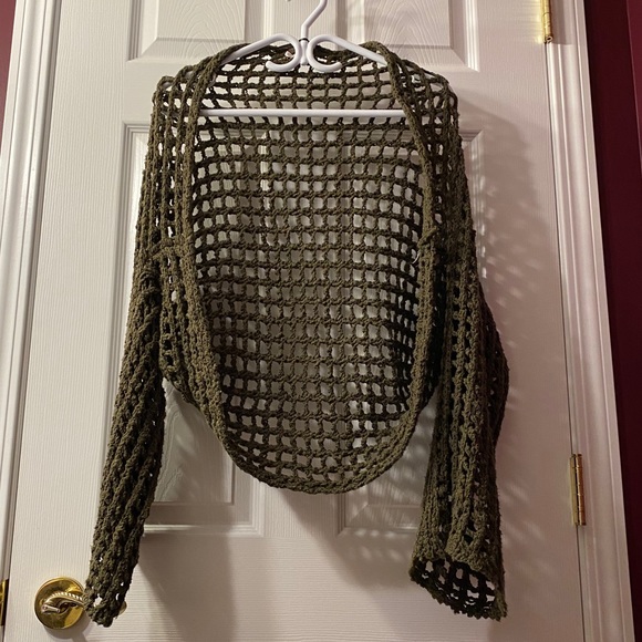 FREE PEOPLE trinity open knit shrug - Picture 13 of 16